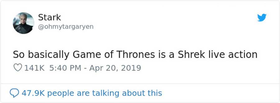 14 Reasons why Game Of Thrones is a live-action version of Shrek